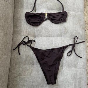 Fisch Swim Coquillage Bikini in Mahogny Brown